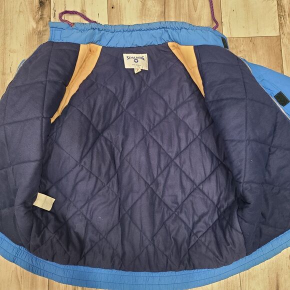 Spalding Retro Winter Jacket Vintage Men Size Large 42-44 - Picture 4 of 6